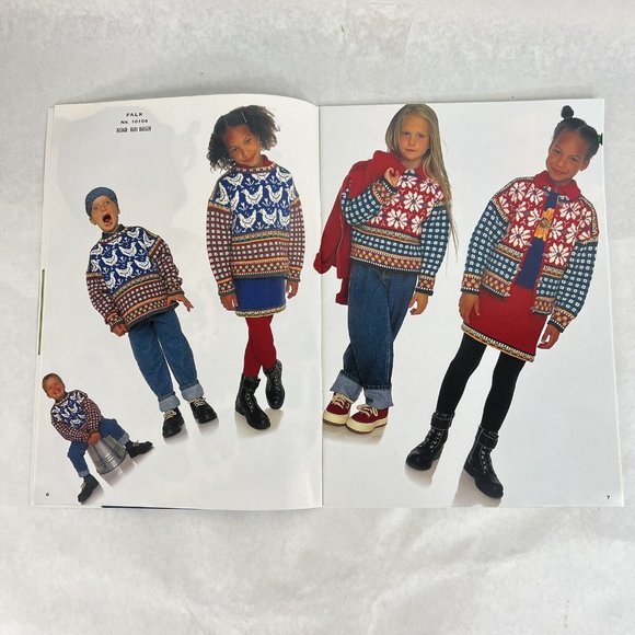 Dale Of Norway Dale Barn Knitting Pattern Book Kids Teen 2 to 12 NR 101 DaleGarn - Picture 4 of 14